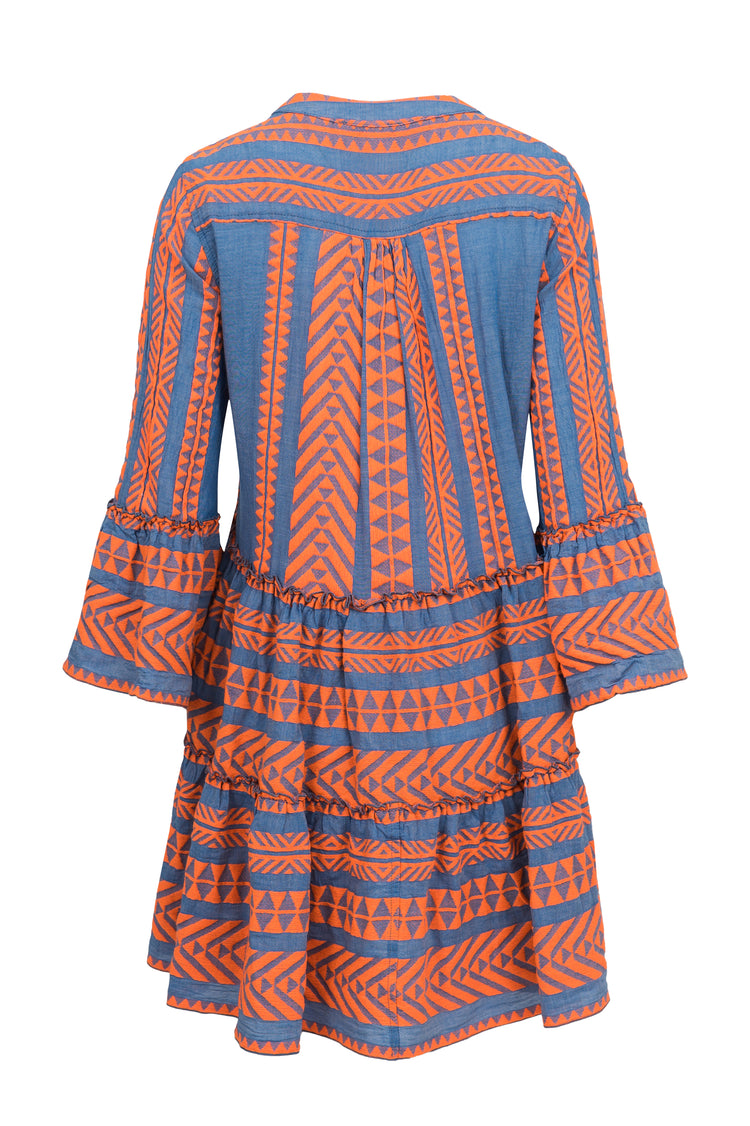 Devotion Twins Blue/Orange Ella Dress