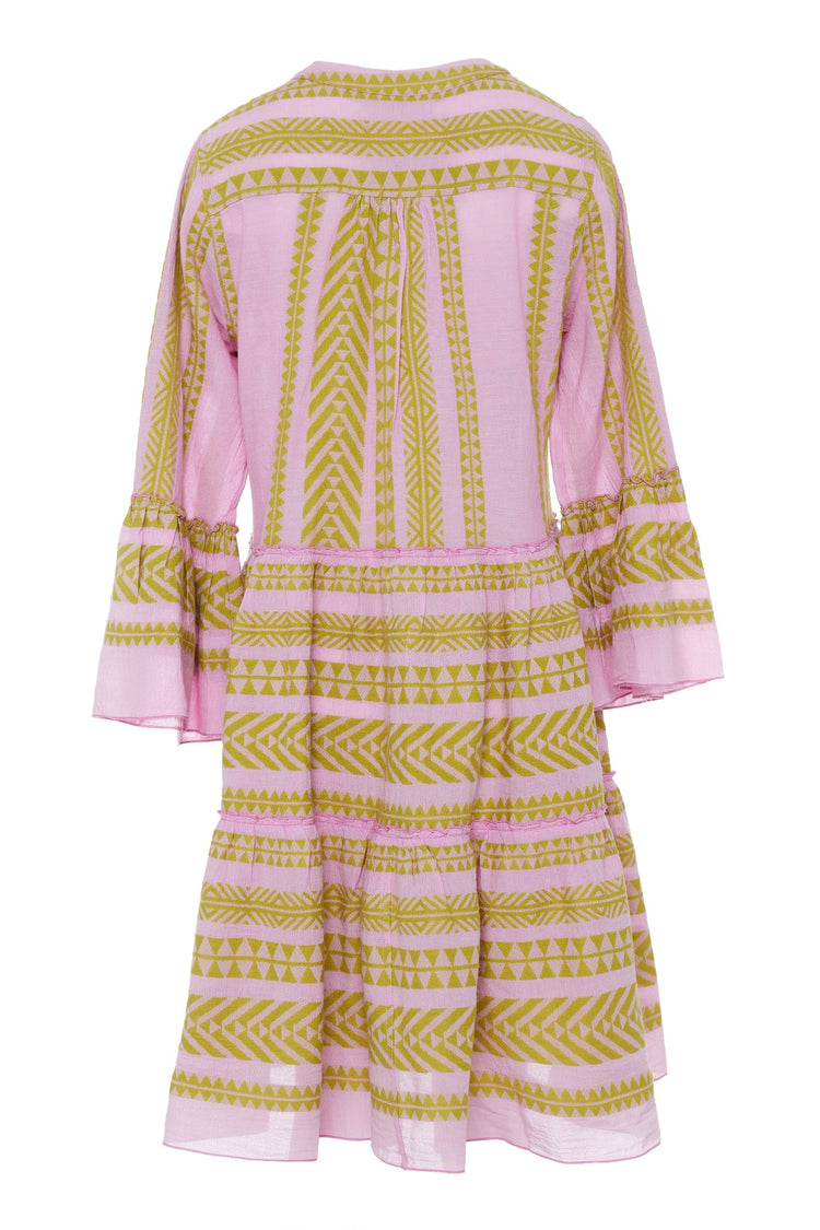 Devotion Resort Ella Dress Lime/Pink