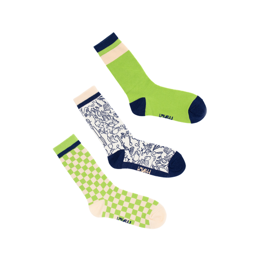 FRNCH Blue Ivete Socks