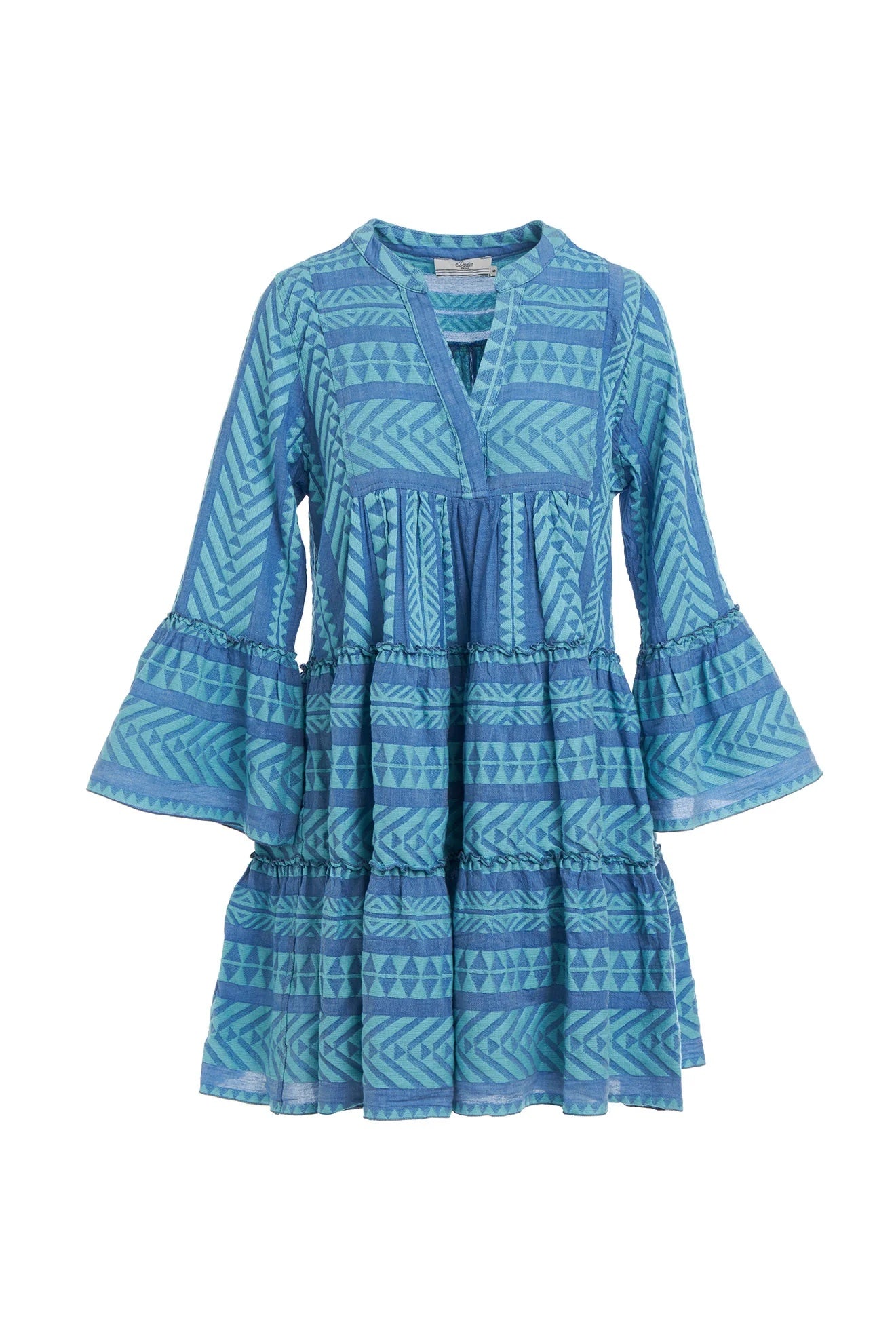 Devotion Twins B.Blue/Blue Short Ella Dress – Hills Boutique