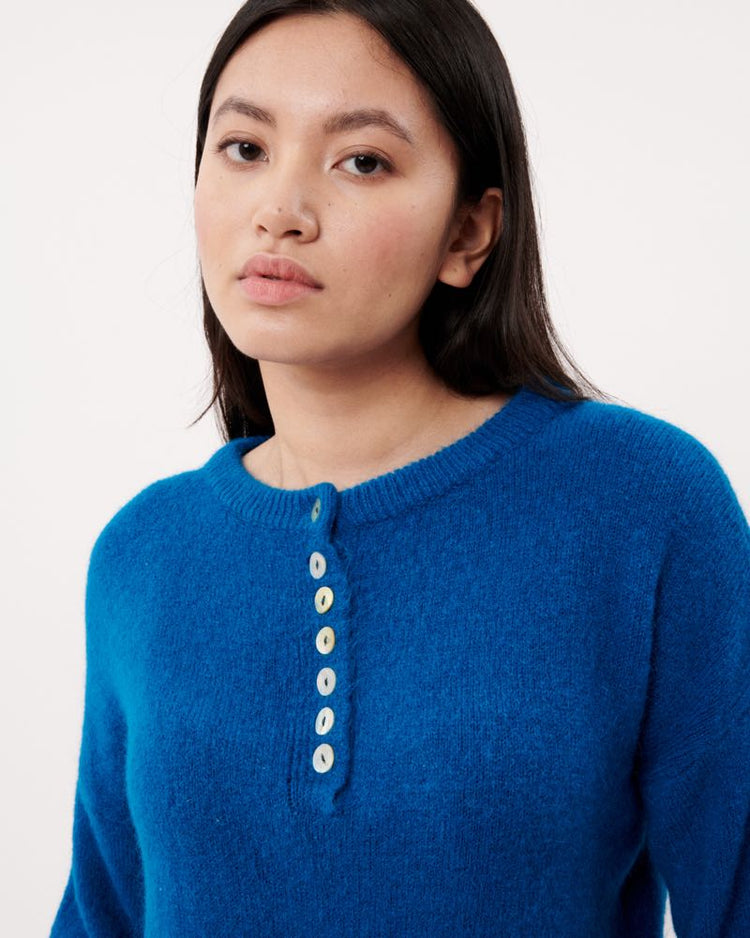 FRNCH Kymberly Knit Sweater - Blue