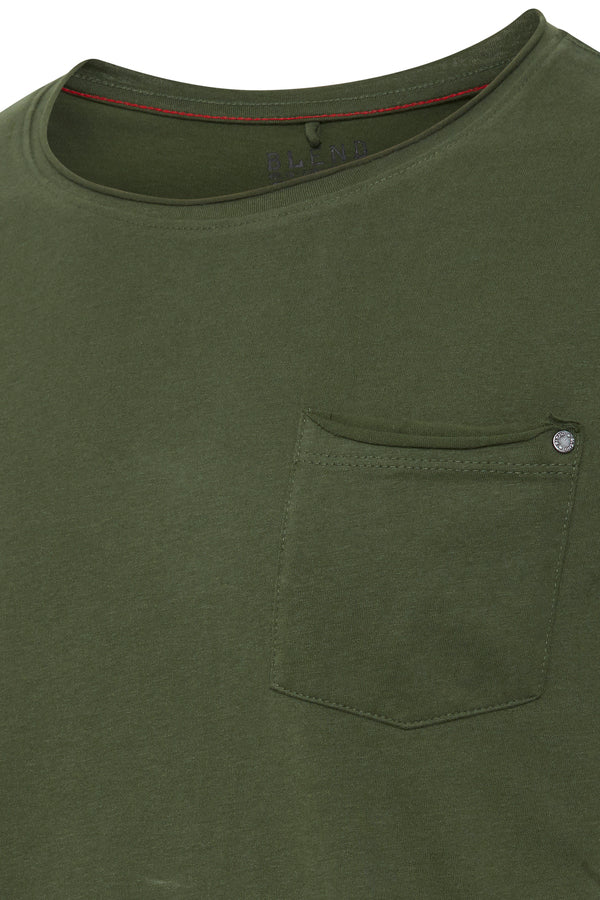 Blend He NOOS Noel Tee | Forest Green