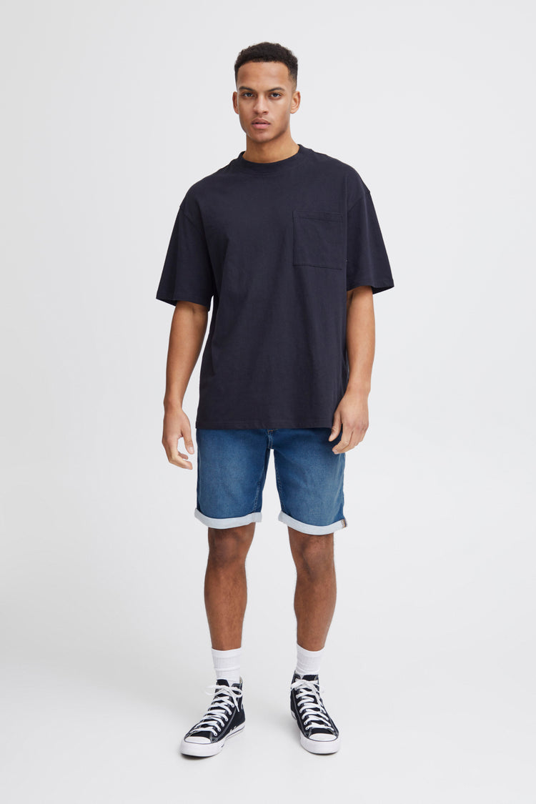 Blend Middle Blue Denim Jogg Shorts