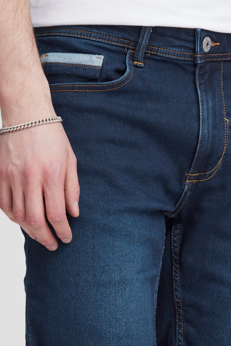 Blend Dark Blue Denim Jogg Shorts
