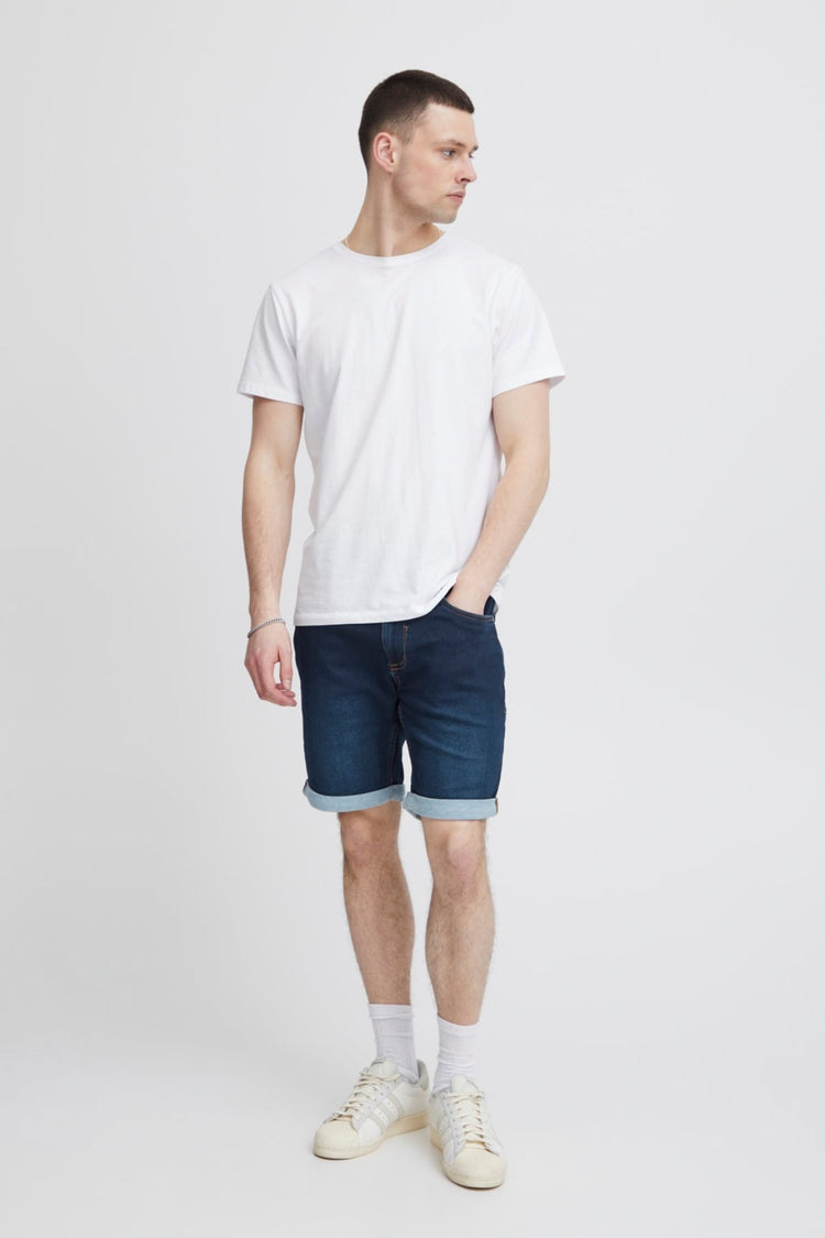 Blend Dark Blue Denim Jogg Shorts