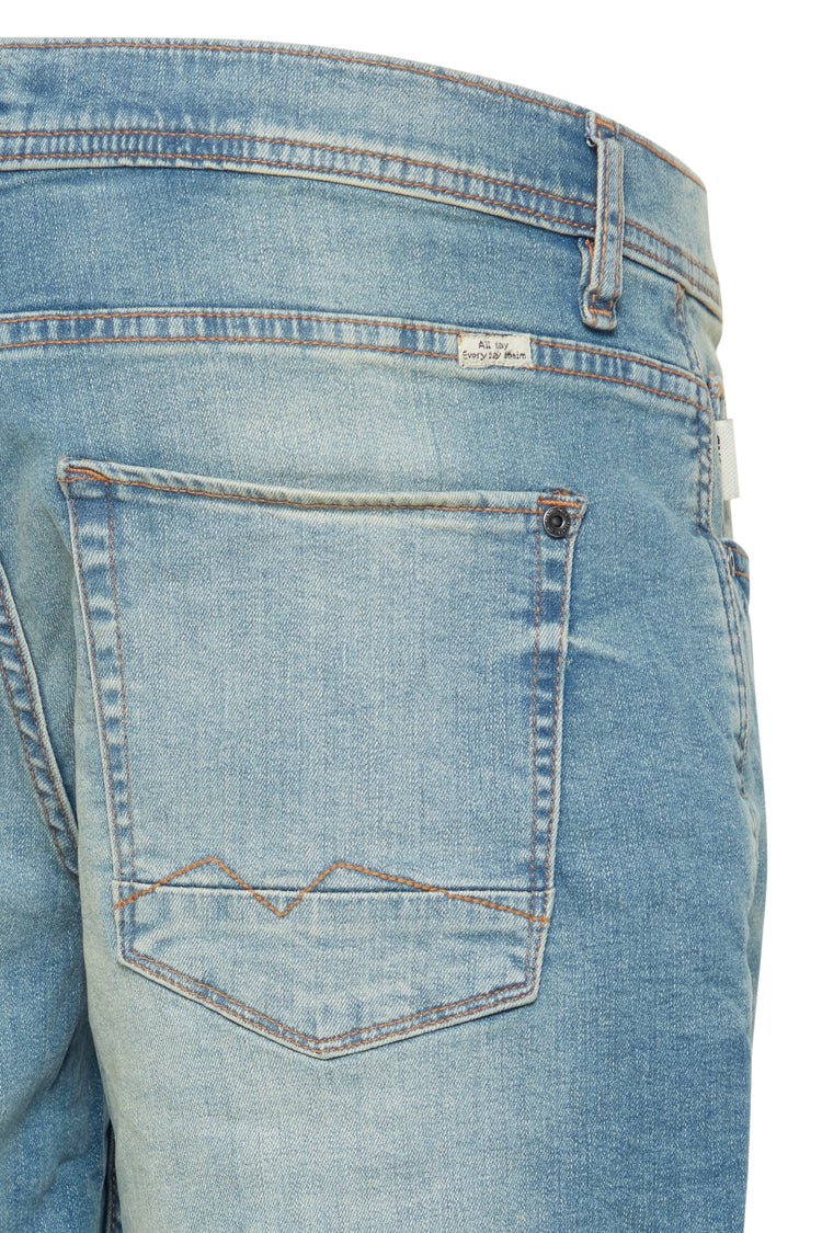 Blend Dark Blue Denim Twister Shorts