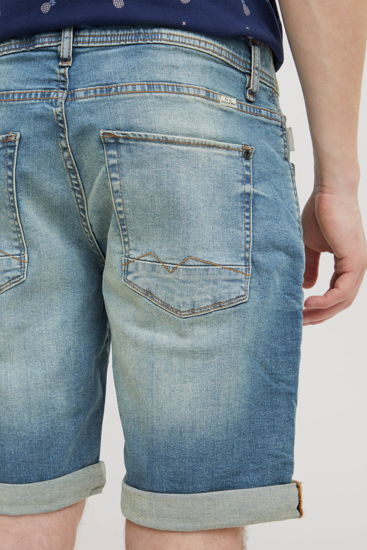 Blend Dark Blue Denim Twister Shorts