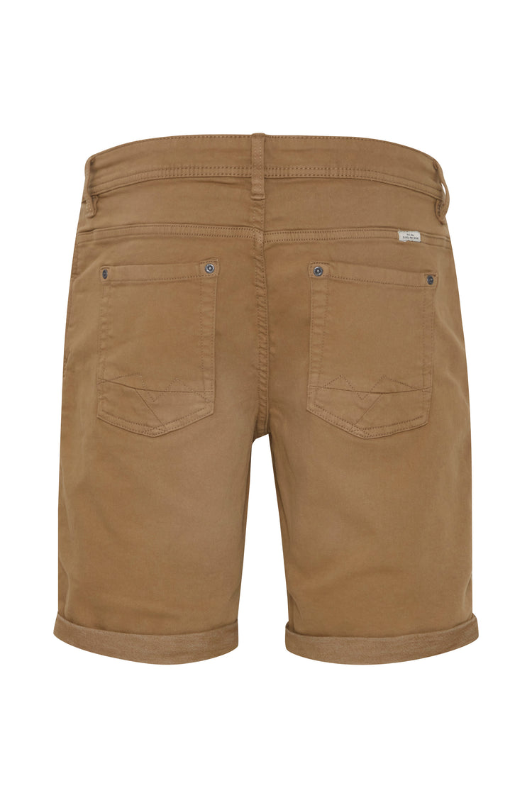 Blend Tan Stretch Denim Shorts