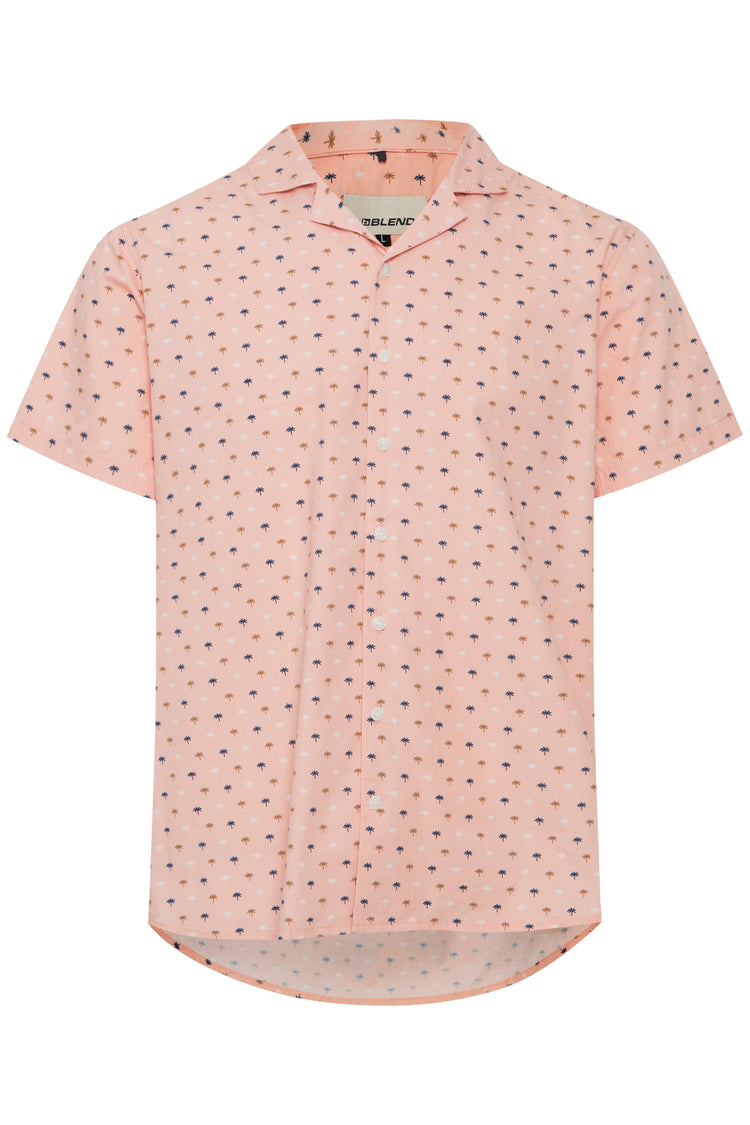 Blend Short Sleeved Pink Shirt