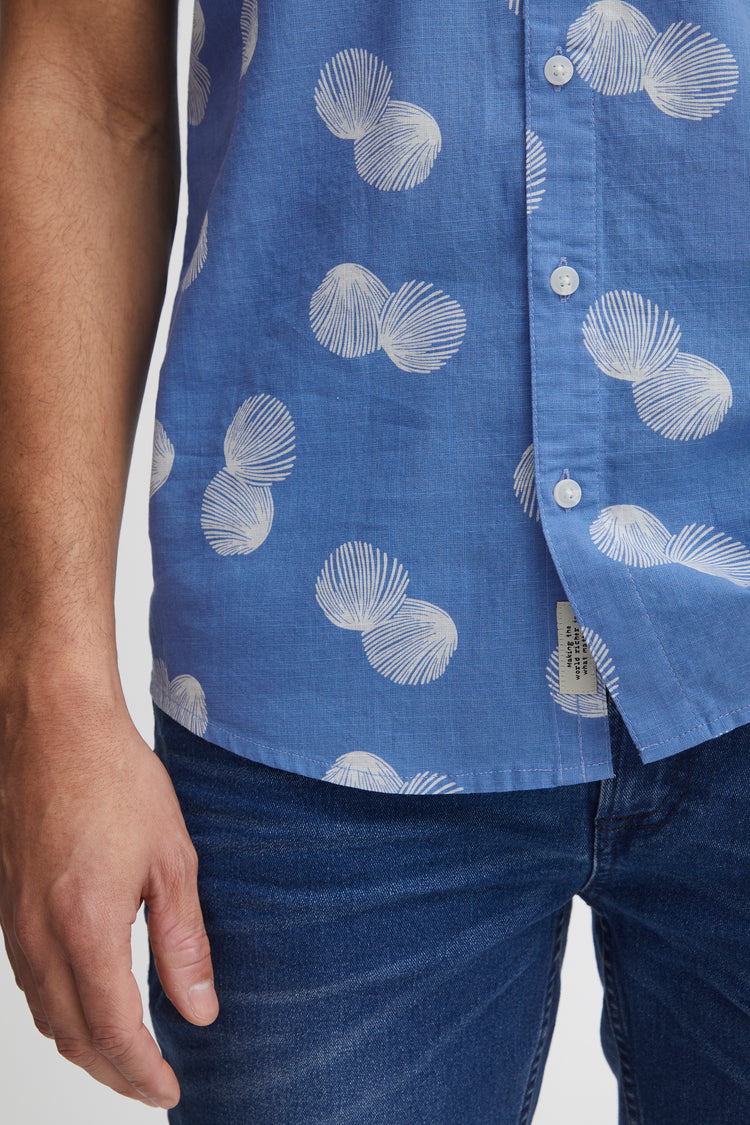 Blend Blue Short Sleeved Shirt