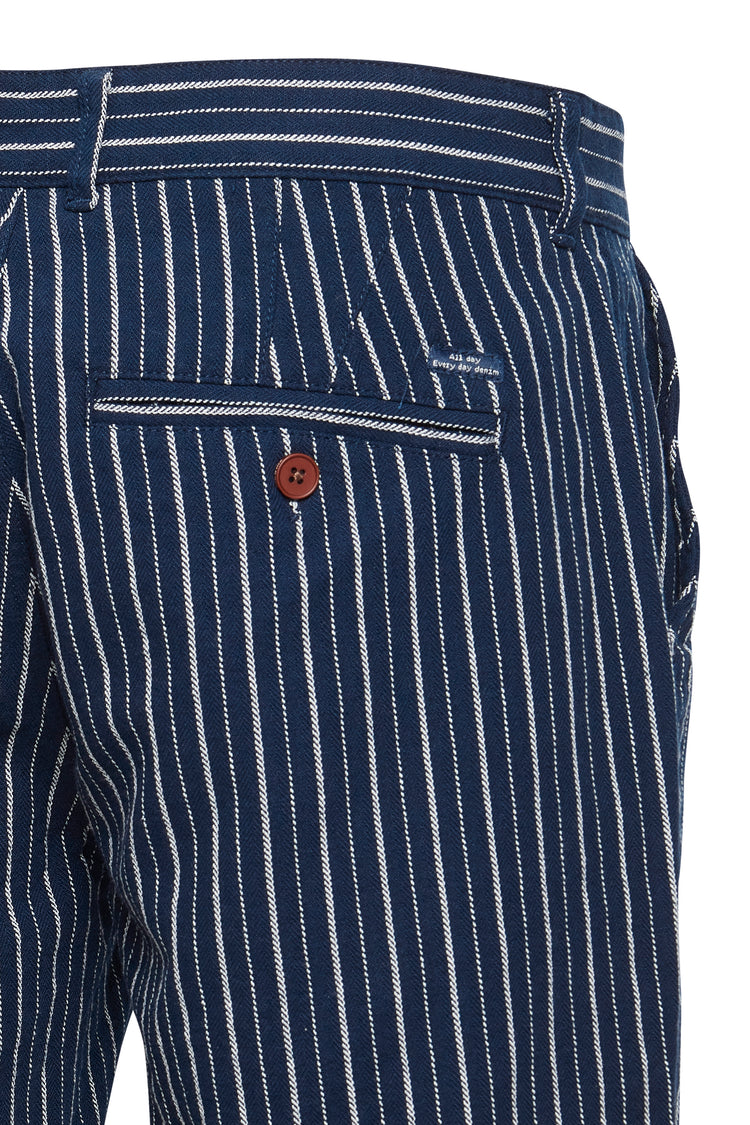 Blend Navy Striped Shorts