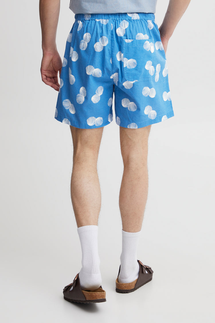 Blend Blue Print Relaxed Shorts