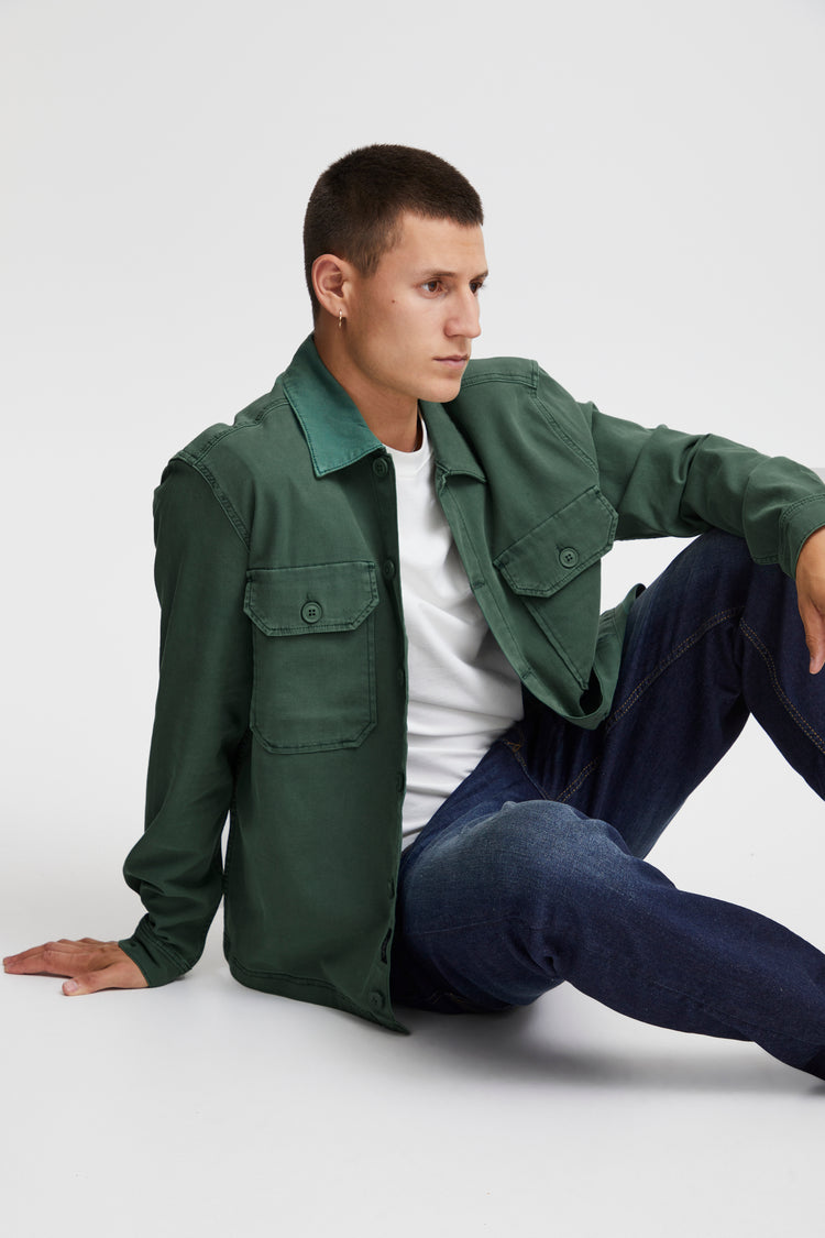 Blend Overshirt - Denim (Green)
