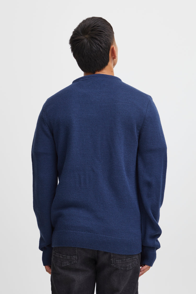 Blend Crew Neck Sweater - Navy