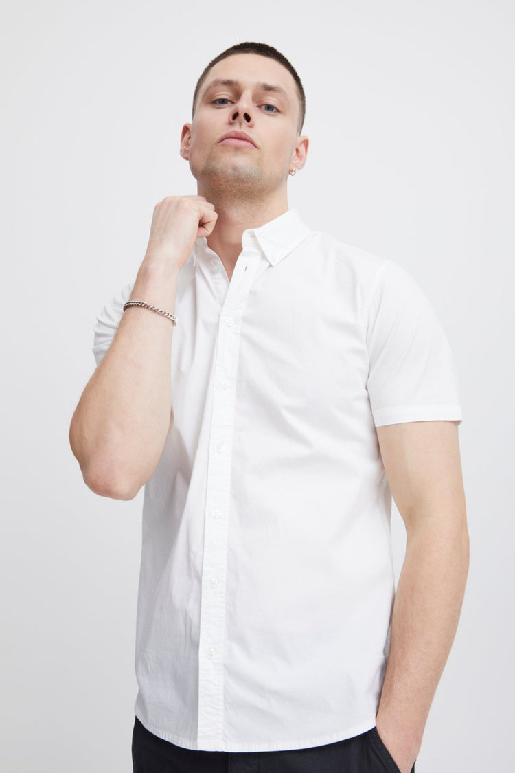 Blend White Short Sleeve Shirt