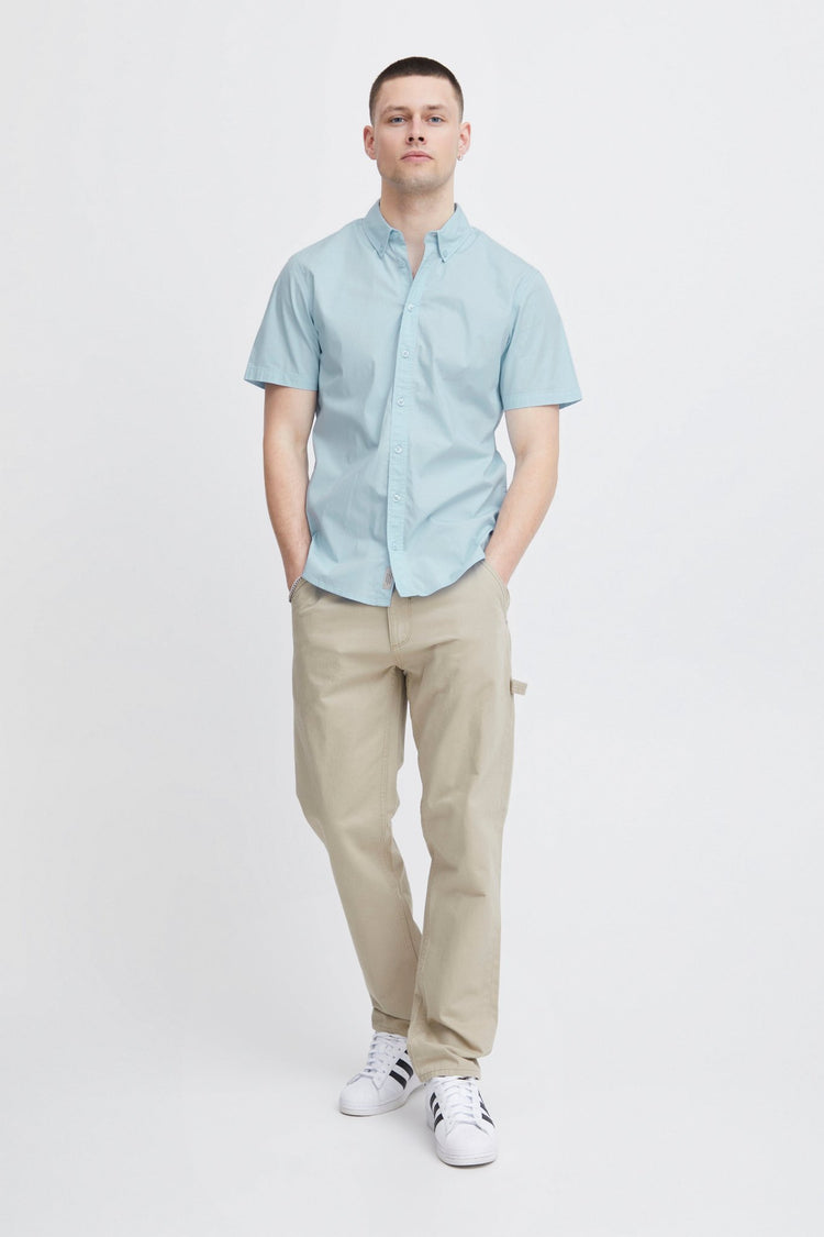 Blend Blue Short Sleeve Shirt