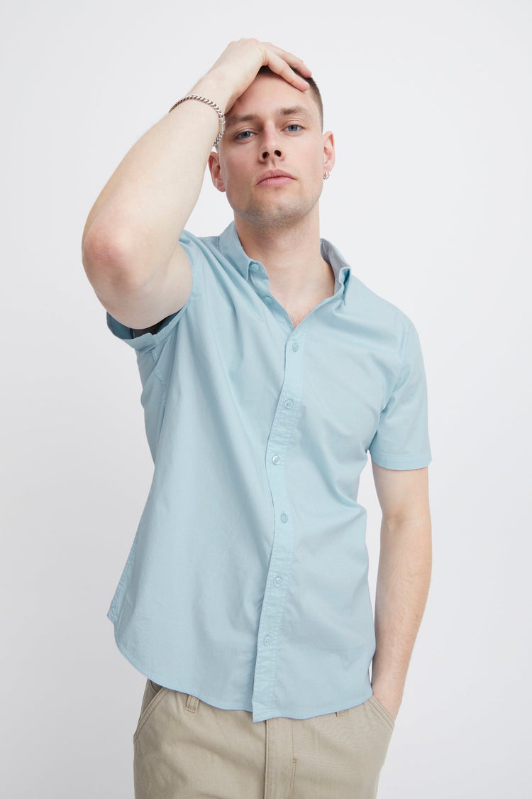 Blend Blue Short Sleeve Shirt
