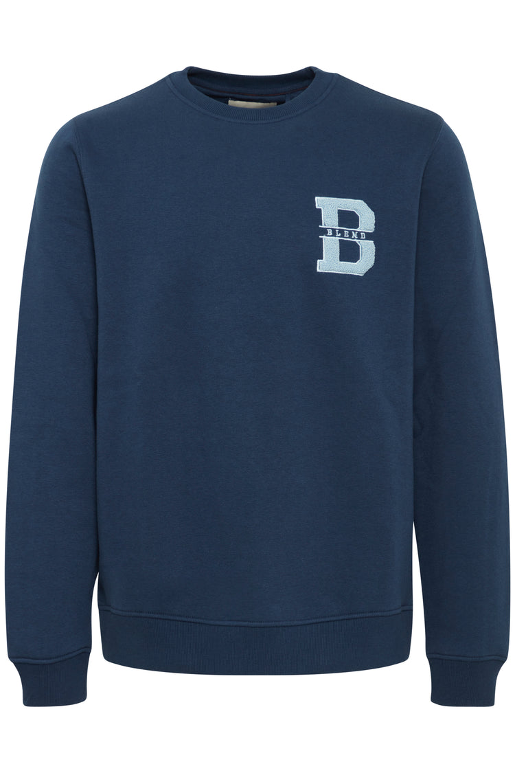 Blend Initial Sweatshirt - Navy