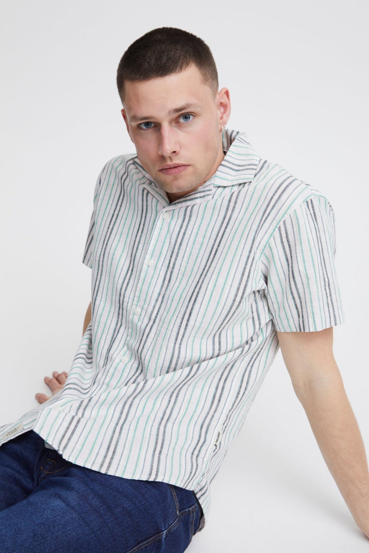 Blend White Stripe Shirt