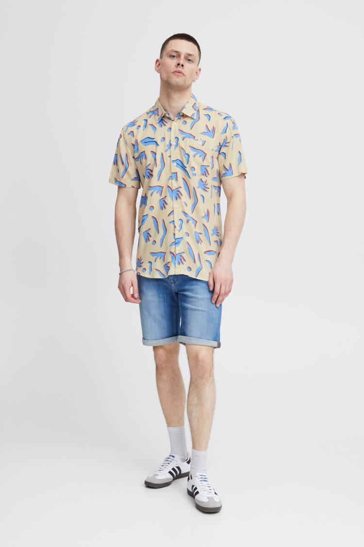 Blend Grey Print Shirt
