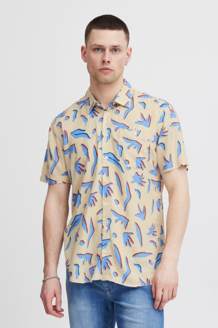 Blend Grey Print Shirt
