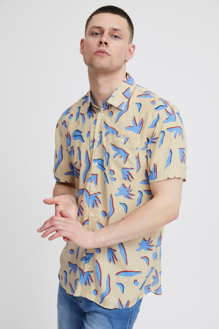 Blend Grey Print Shirt
