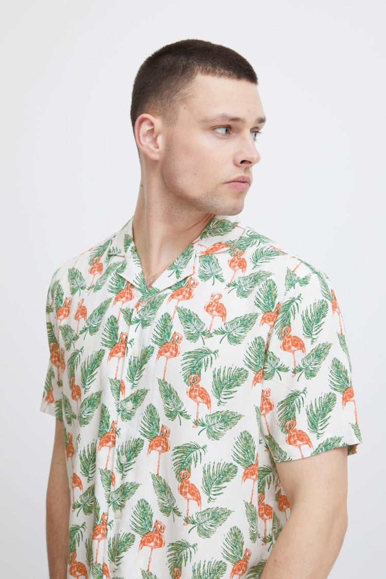 Blend White Flamingo Shirt