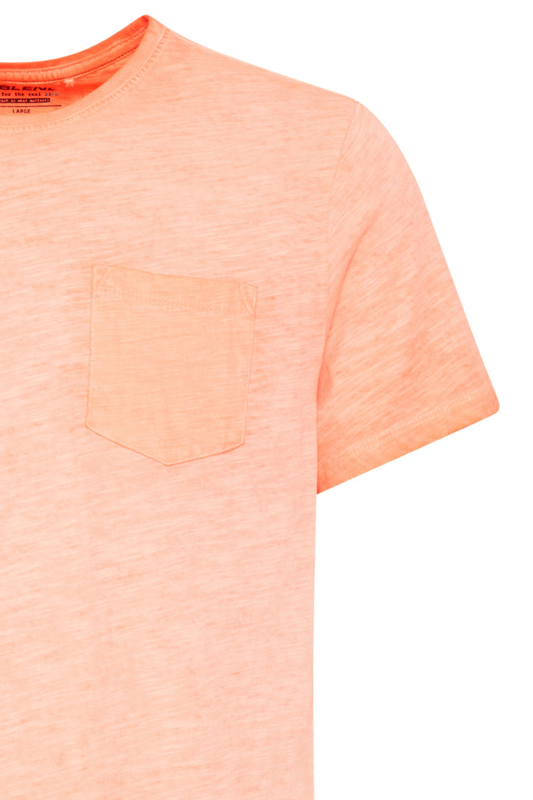Blend Coral Pocket Tee