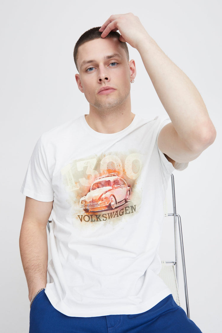 Blend White Graphic Tee