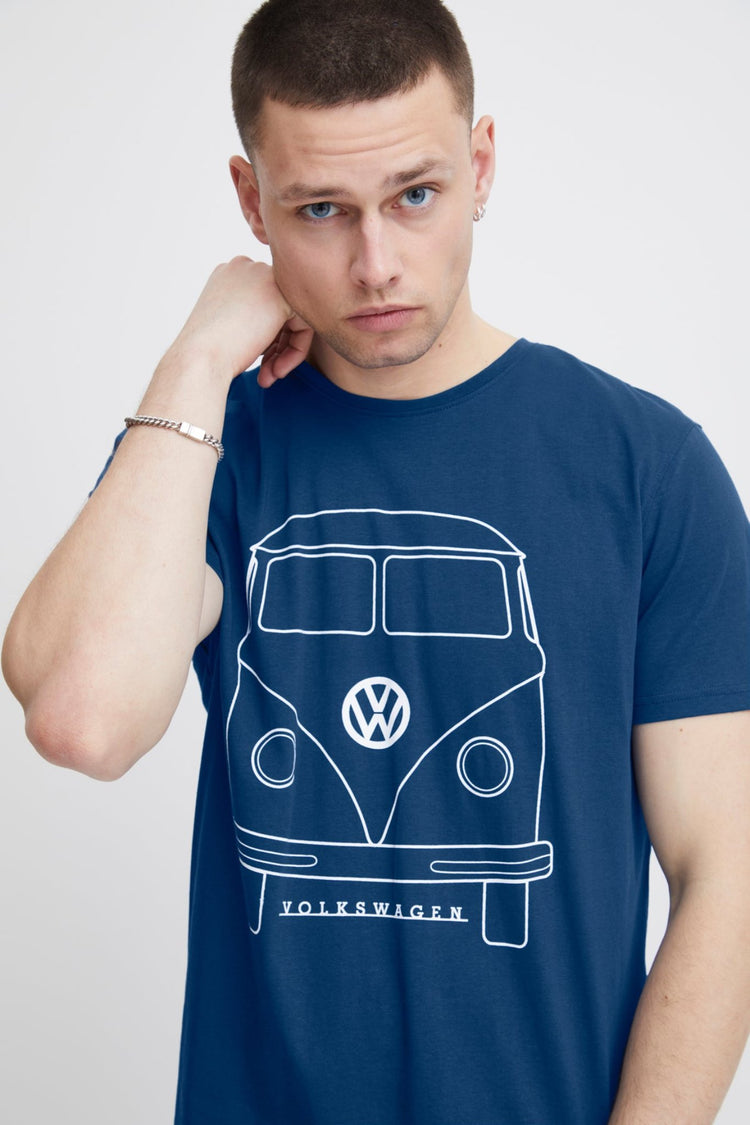 Blend Navy Graphic Tee