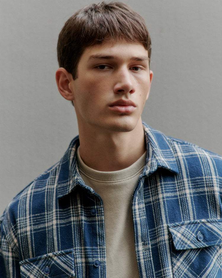 Blend Blue Check Shirt