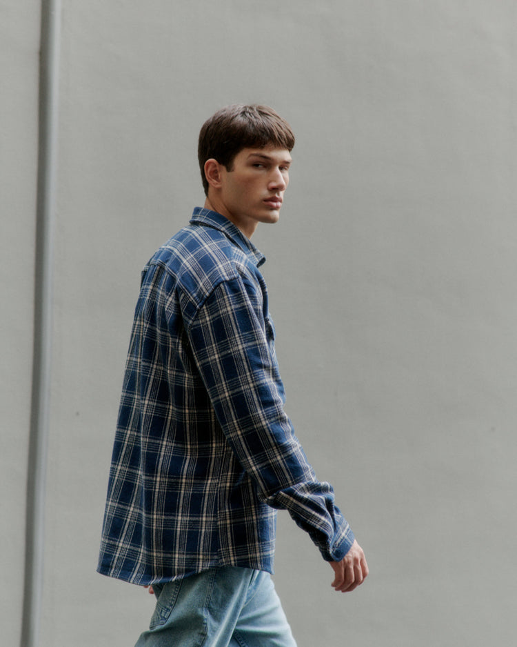 Blend Blue Check Shirt