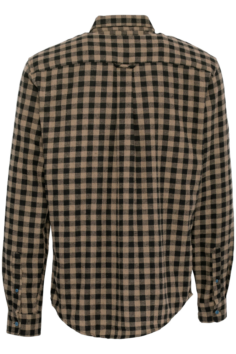 Blend Brown Check Shirt