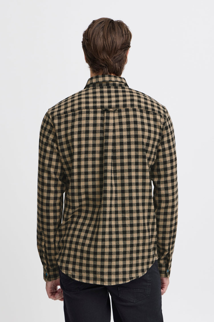 Blend Brown Check Shirt