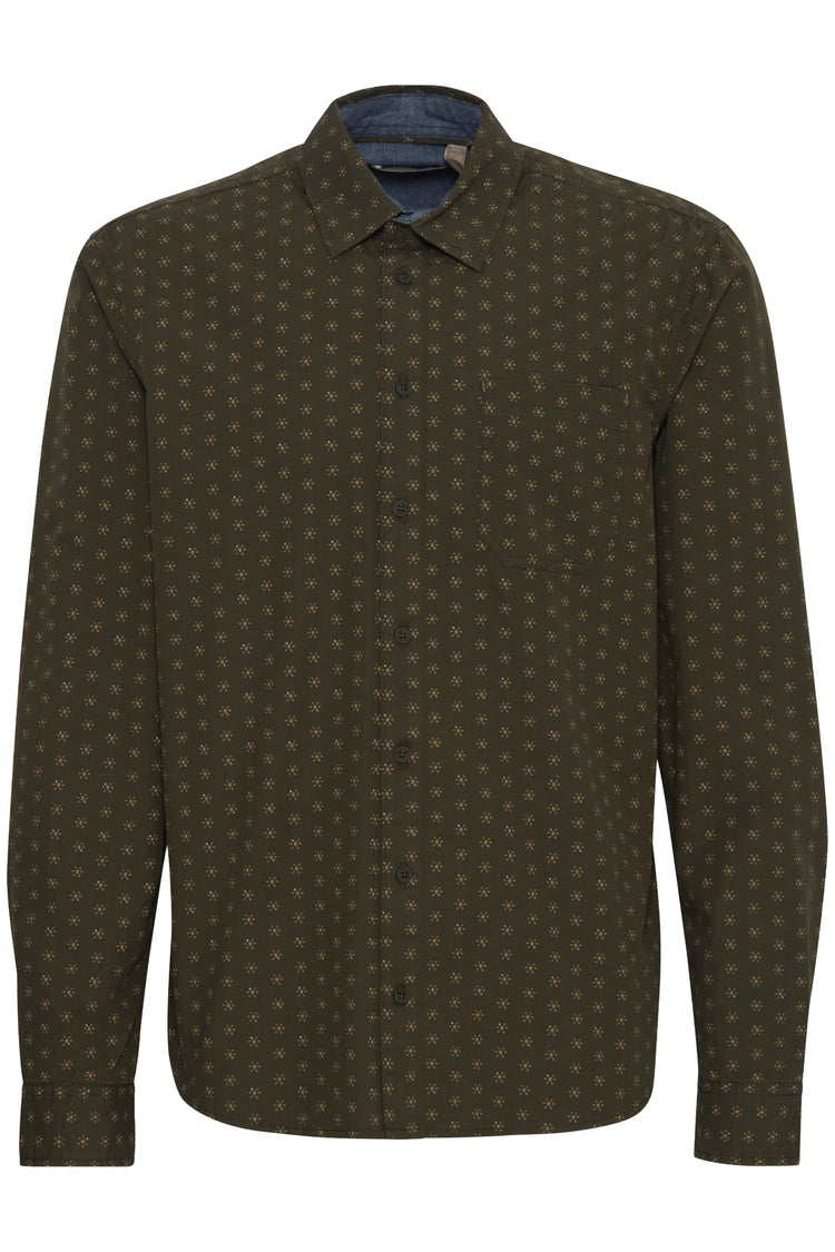 Blend Green Print Shirt
