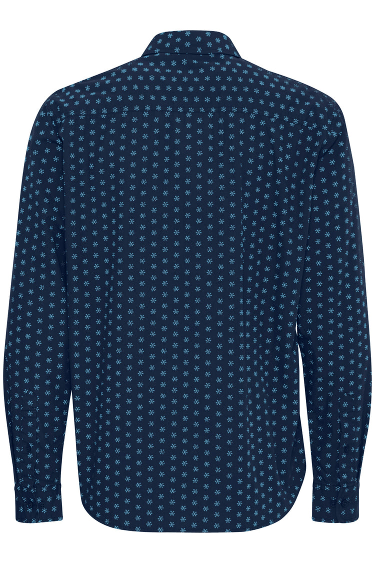 Blend Blue Print Shirt