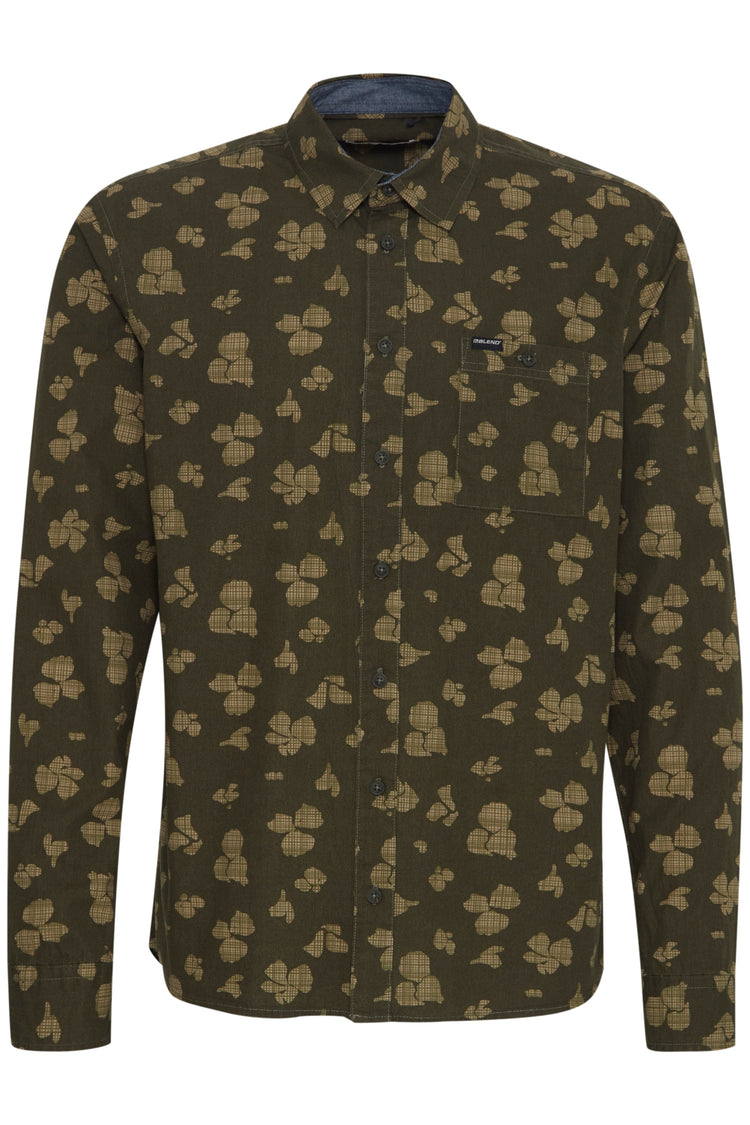 Blend Green Printed Shirt