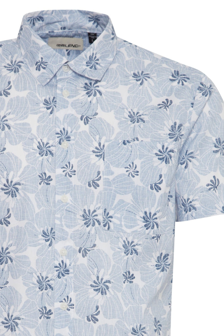Blend Blue Floral Shirt
