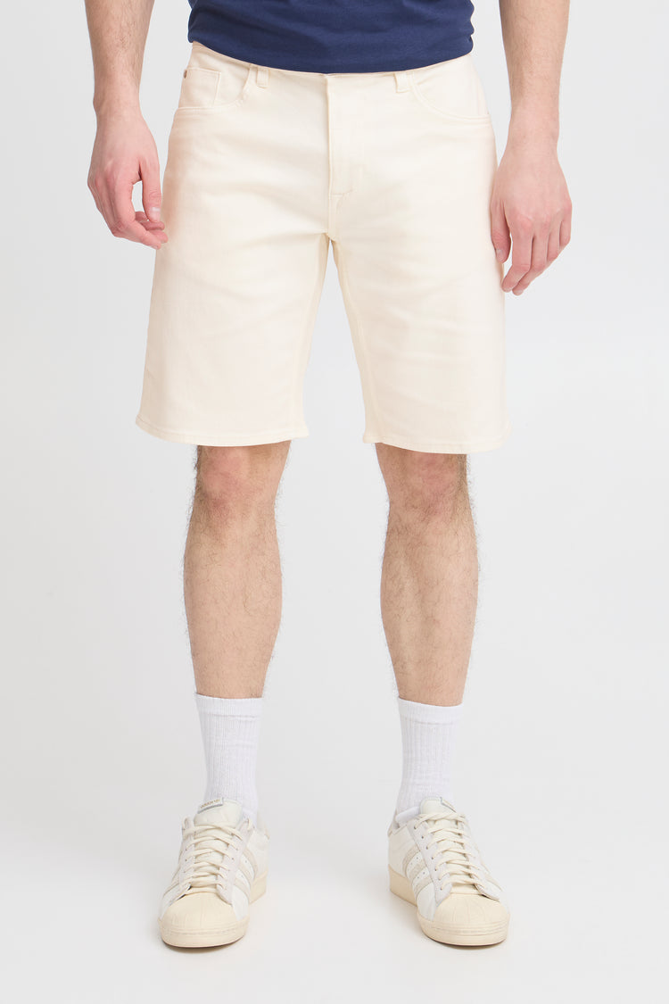 Blend White Twister Denim Shorts