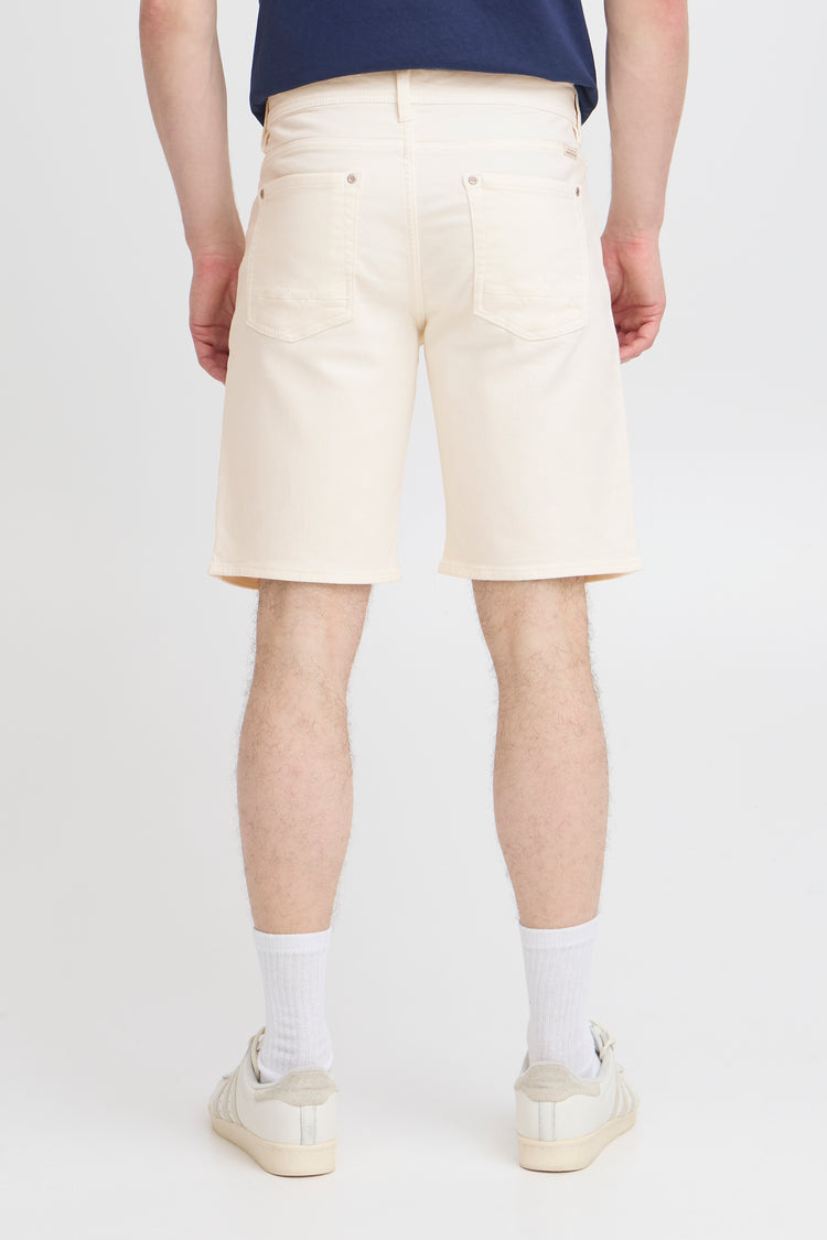 Blend White Twister Denim Shorts