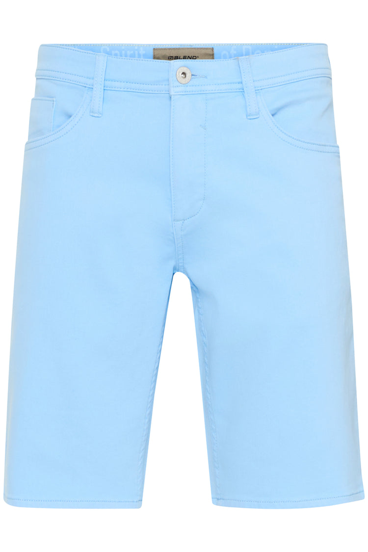 Blend White Twister Denim Shorts