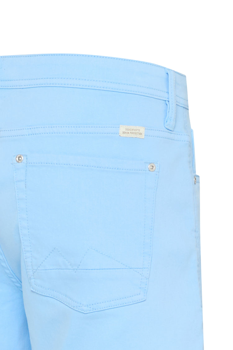 Blend White Twister Denim Shorts