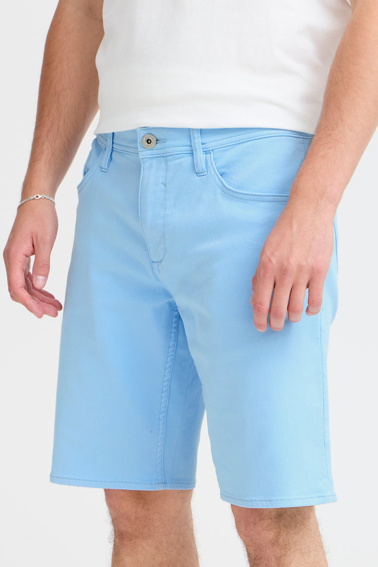 Blend White Twister Denim Shorts