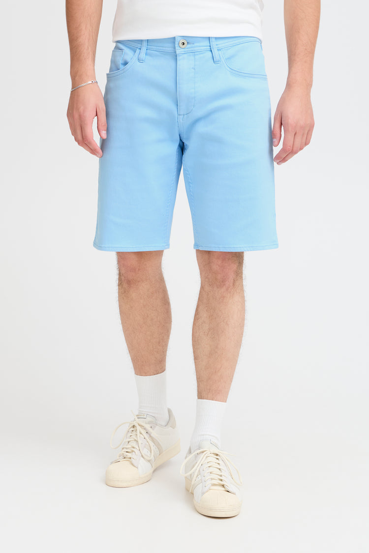 Blend White Twister Denim Shorts