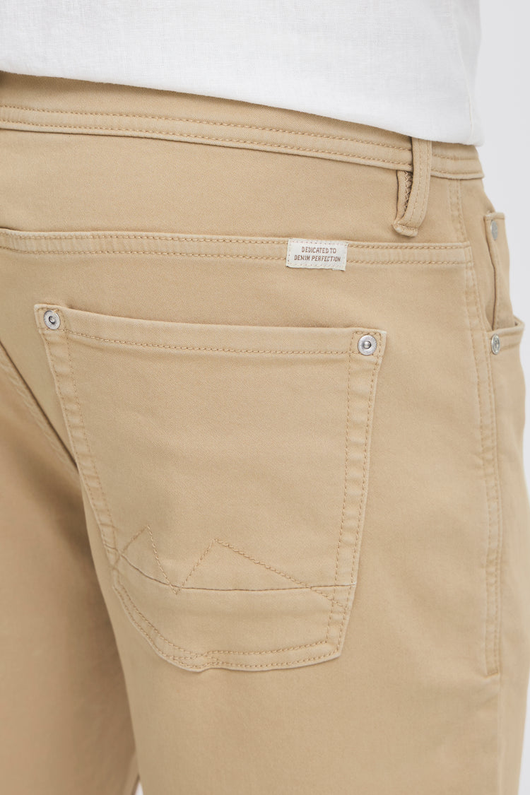Blend White Twister Denim Shorts