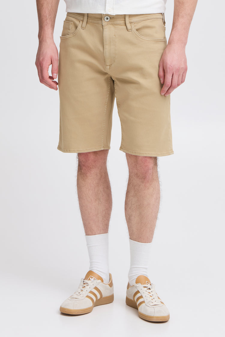 Blend White Twister Denim Shorts