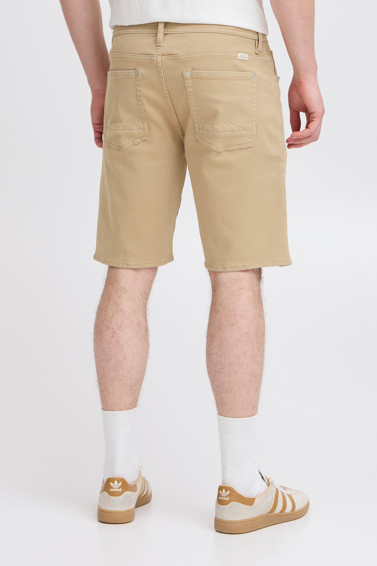 Blend White Twister Denim Shorts