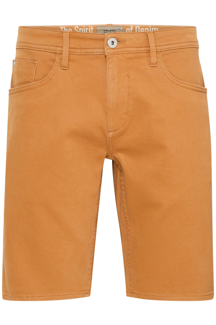 Blend White Twister Denim Shorts