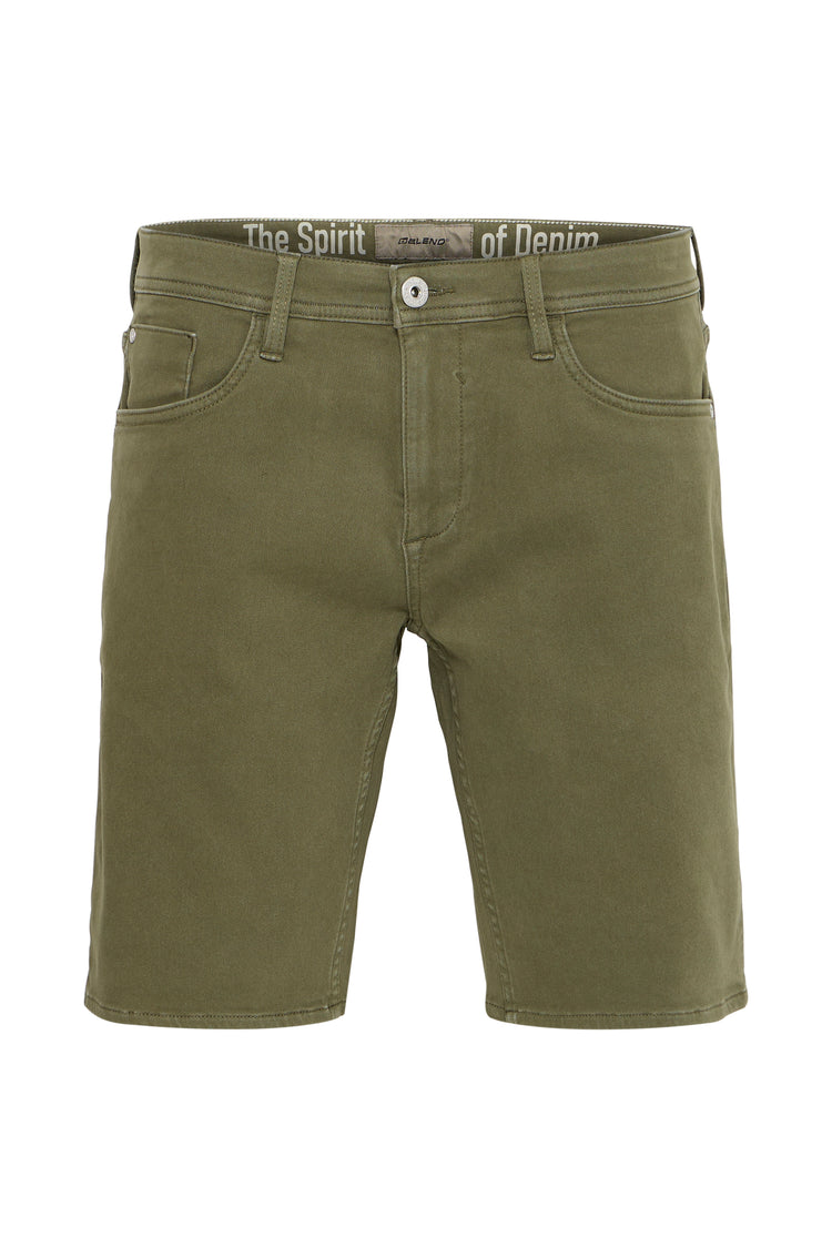 Blend White Twister Denim Shorts