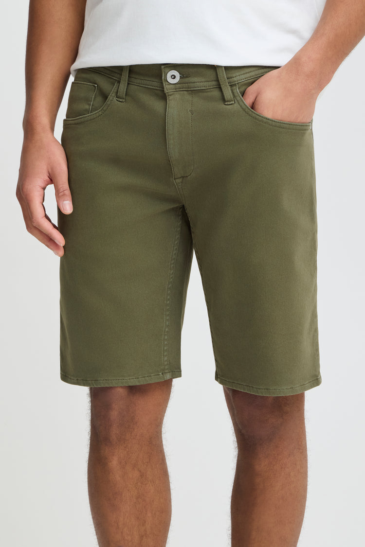 Blend White Twister Denim Shorts